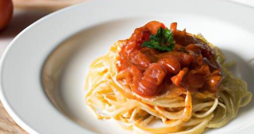 Linguine s rajčatovou omáčkou