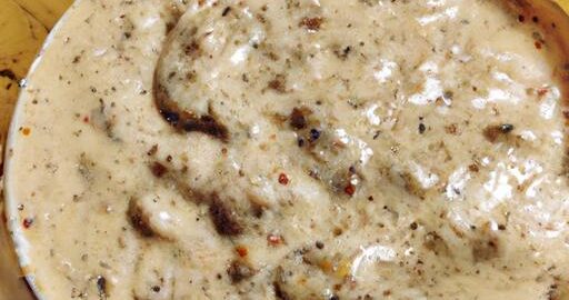 Houbový krém se smetanou