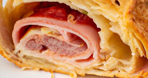 Kuřecí kapsa plněná šunkou a sýrem