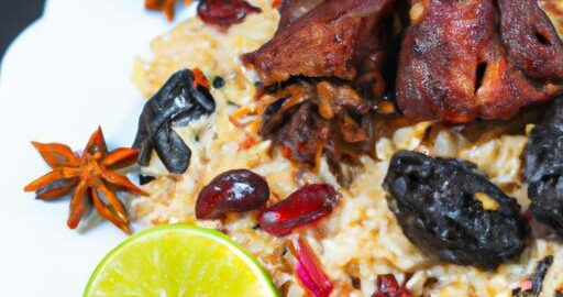 Biryani s jehněčím a sušenými švestkami