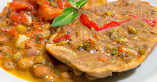 Koňský řízek s fazolemi