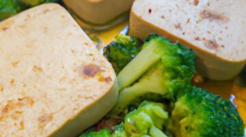 Tofu s brokolicí a řízkem