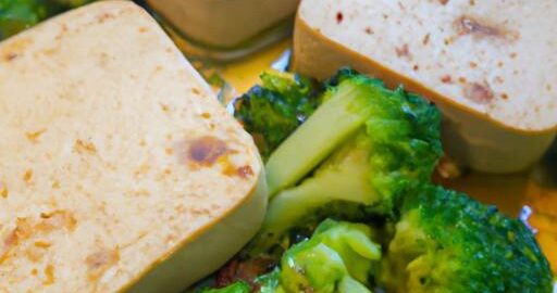 Tofu s brokolicí a řízkem