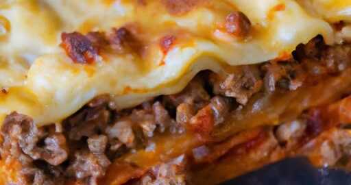 Tradiční italské lasagne s masem