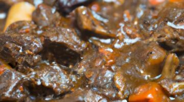 Boeuf bourguignon s vínem