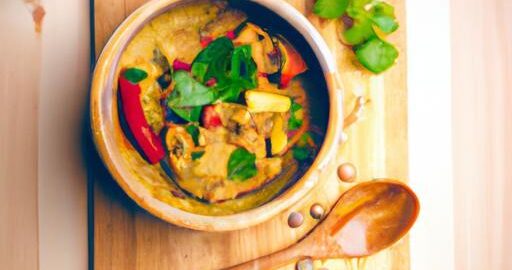 Veganské curry s kokosovým mlékem