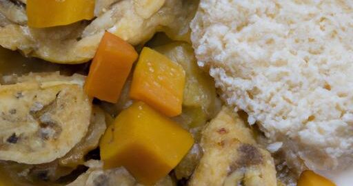 Kuřecí stroganoff s plantainem