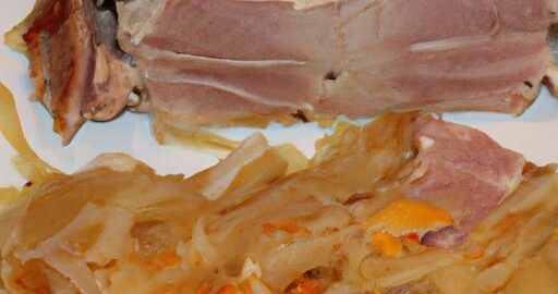 Pečené vepřové se zelím