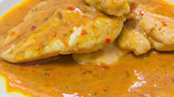 Kuřecí páska s máslovou omáčkou