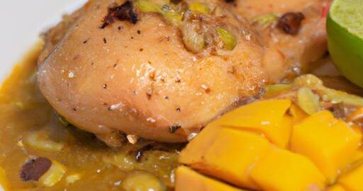 Kuřecí na mangové omáčce