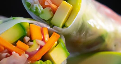 Rýžové závitky se zeleninou