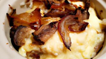 Staročeská kulajda s houbami