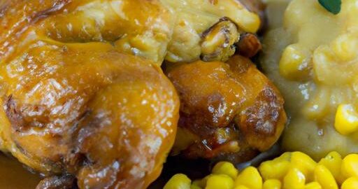 Kuře Maryland s kukuřičnou kaší