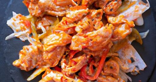 Korejské kuře s kimči-wrap