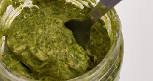 Ryzí italský pesto pasta