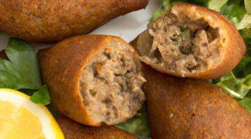 Kibbeh plněné jehněčím mletým masem