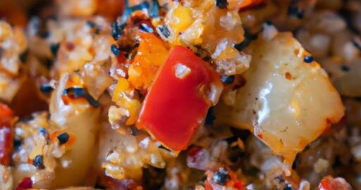 Quinoa s pečenou zeleninou a fazolemi