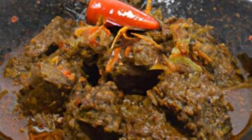 Indonéský rendang z hovězího