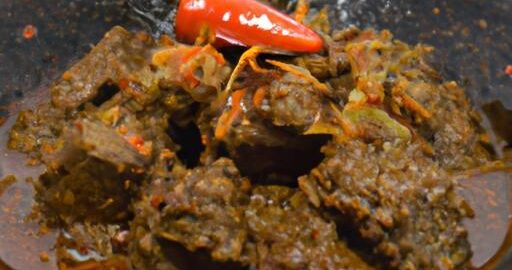 Indonéský rendang z hovězího