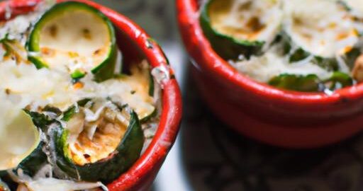 Hrníčky se zeleninou a kozím sýrem