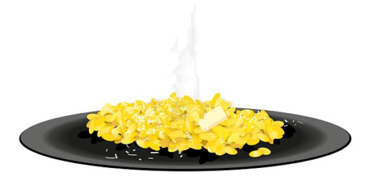 Risotto Milanese s hříbky