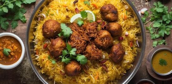 Biryani s jehněčím masem