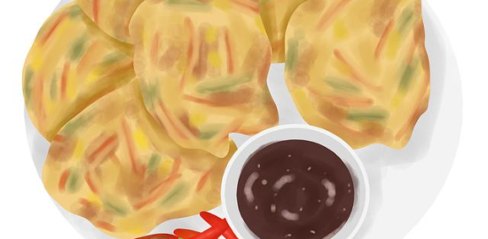 Bakwan – smažené zeleninové kuličky