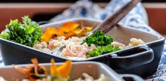 Risotto s krevetami a limetkou