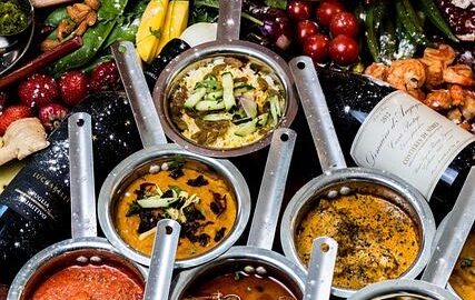 Tandoori krevety s mangem