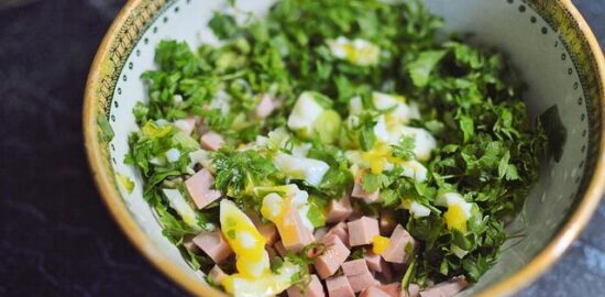 Gado gado salad s arašídovou omáčkou