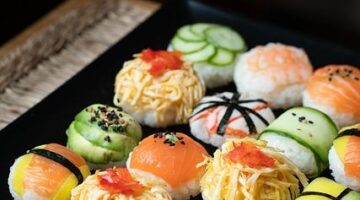 Sushi rýžová placka z ryb