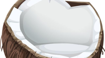 Kokosové lívance s borůvkami