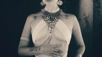 Egyptská falafelová placka