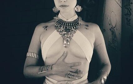 Egyptská falafelová placka