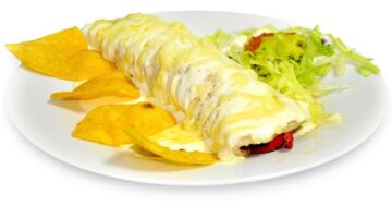 Gratén brambor s uzeným masem