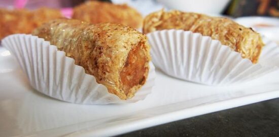 Kuřecí roláda s bylinkovou nádivkou