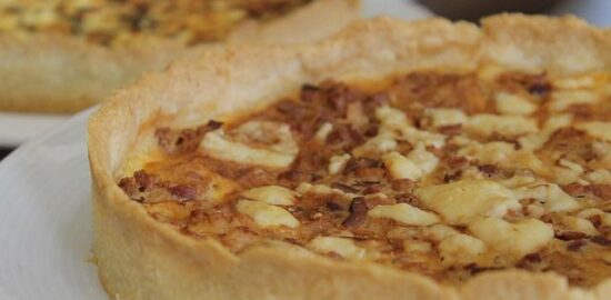 Quiche Lorraine s chřestem
