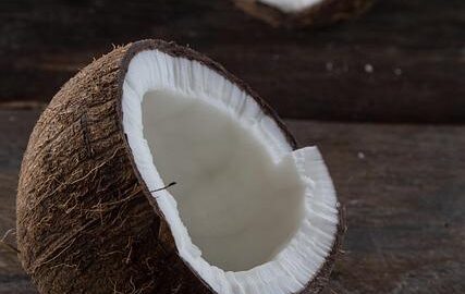 Kokosový rybí pokrm a rýže