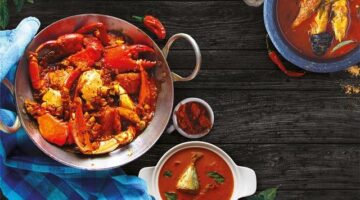 Rybí kari s olivami a citronem