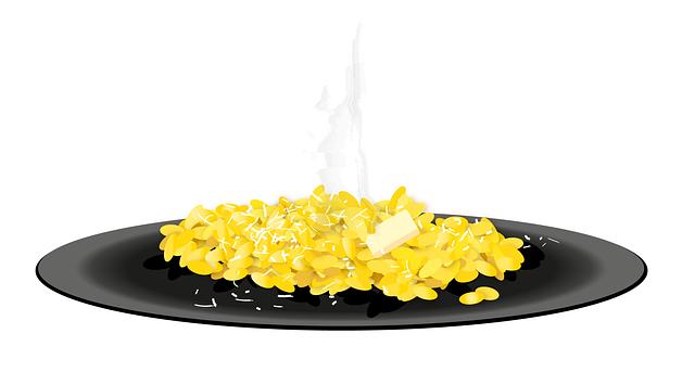 Risotto s kuřecím masem a žampiony