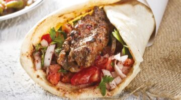 Kebab hawashi s kousky masa