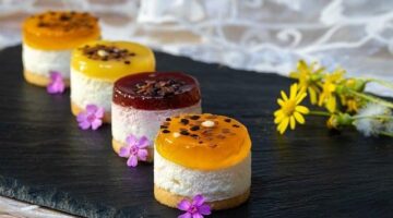 Jednoduchý cheesecake s borůvkami