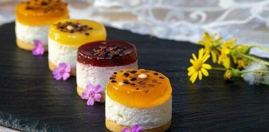 Jednoduchý cheesecake s borůvkami