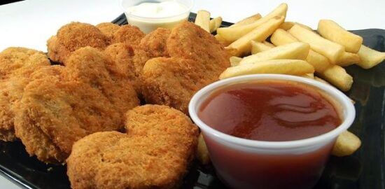 Kuřecí hranolky s česnekem a bylinkami