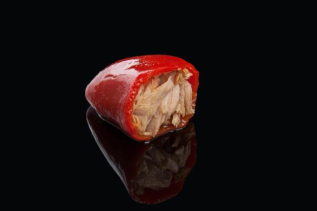 Plněná paprika s rýží a rajčaty