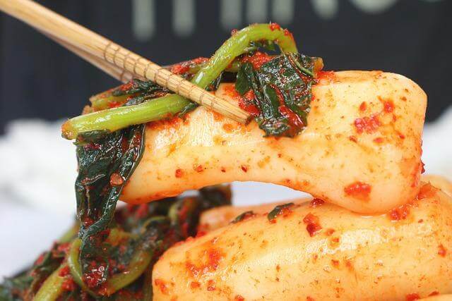 Korejské kimchi zelí