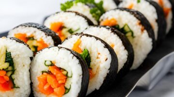 Rýžové placičky Kimbap