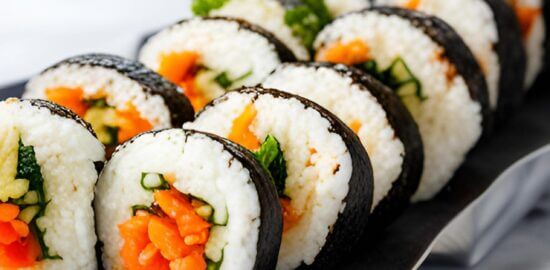 Rýžové placičky Kimbap