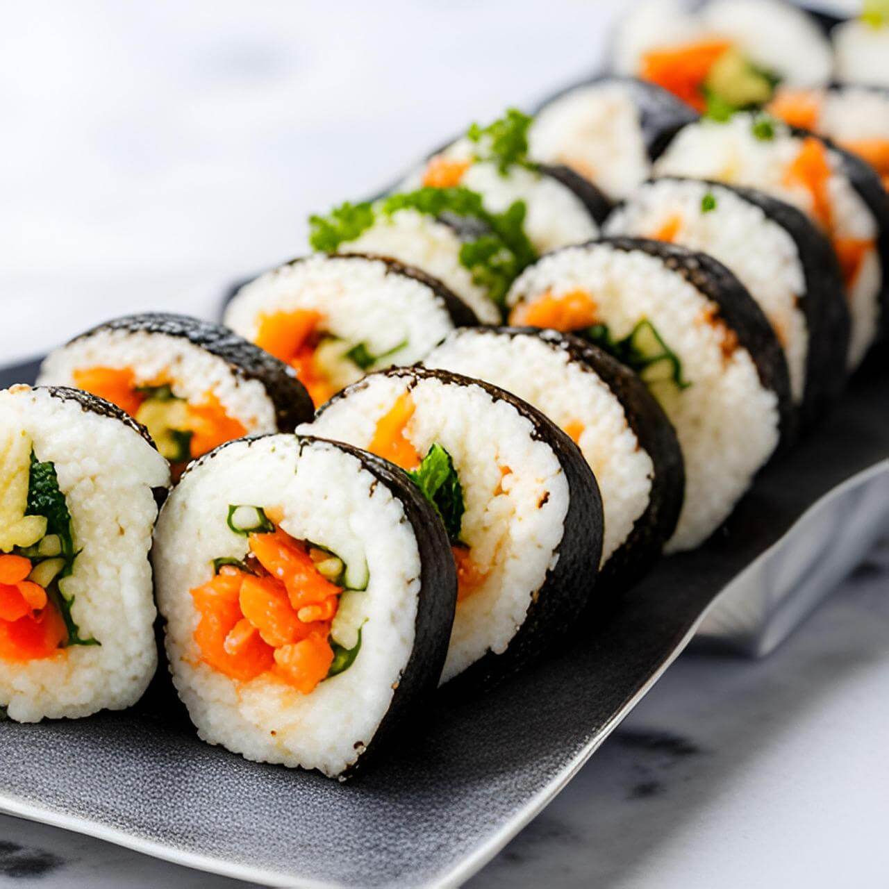 Rýžové placičky Kimbap