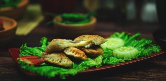 Tapioka placky s kokosem